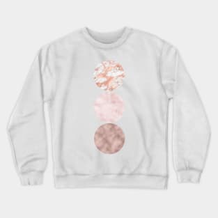 Rose grunge - circles II Crewneck Sweatshirt